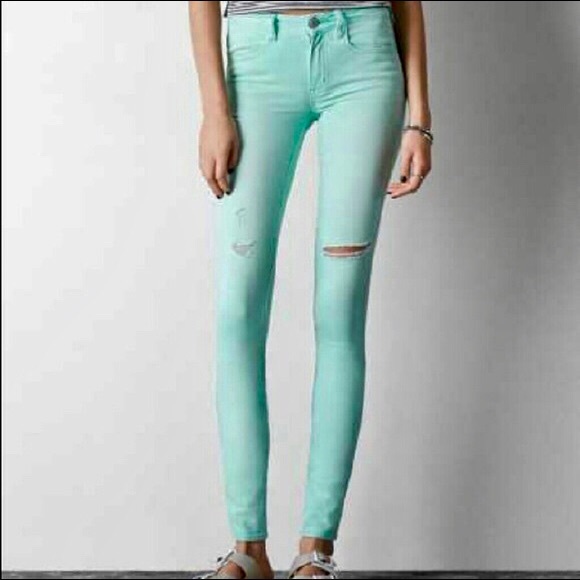 mint jeggings
